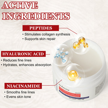 SINPIN aobenz Anti Aging Moisturizer Face Cream for Women & Men - Night Cream for Face & Neck | All Skin Types | Niacinamide + Hyaluronic Acid | Firming, Tightening, Anti Wrinkle, 1.76FL (1PCS)