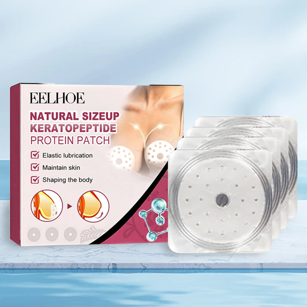 Free shipping worldwide 4 Pcs Beauty Chest Paste with Cypriol/Rose Oil Women Breast Enhancers Enlargement Moisturizing Firmer Patches for Breast Care